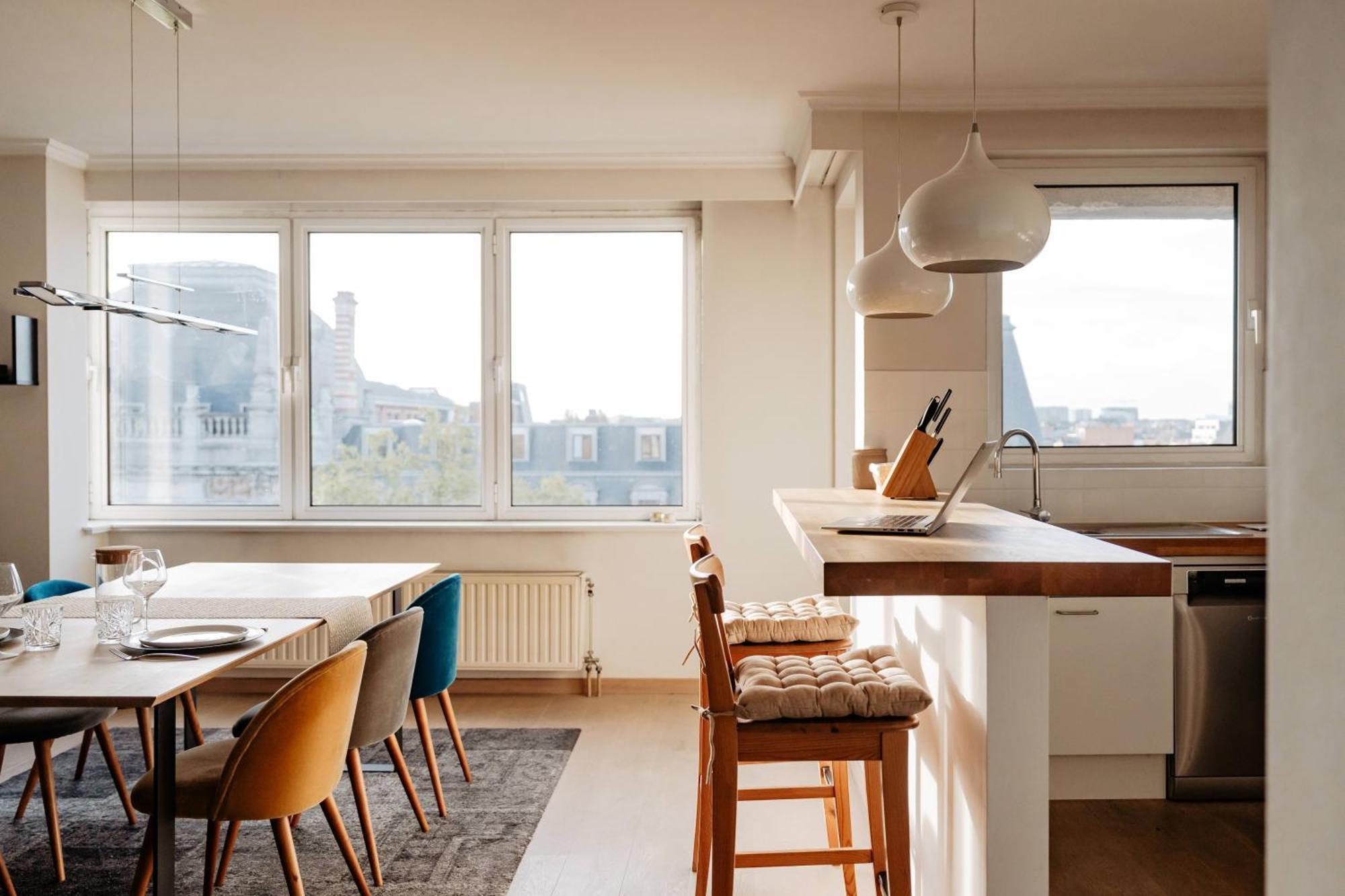 Zonnig Appartement Met Prachtig Uitzicht Op A+Locatie Αμβέρσα Εξωτερικό φωτογραφία
